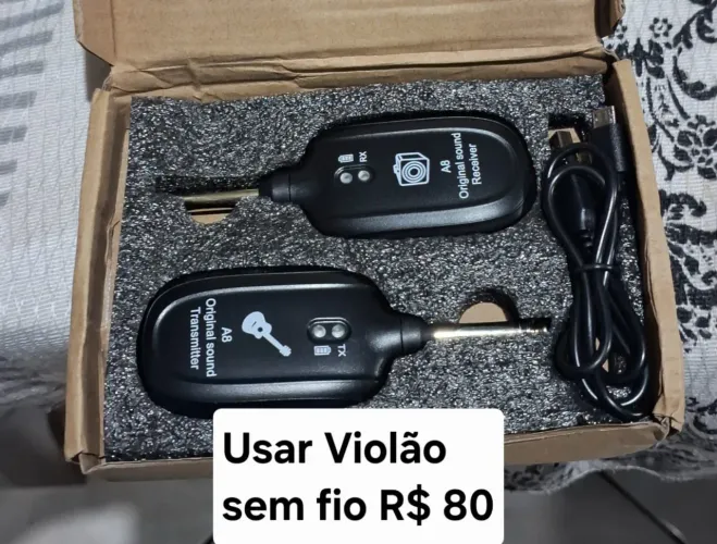 Transmissor sem fio para guitarra/violão