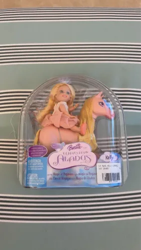 Kelly E Pônei Pégaso Laranja - Barbie E A Magia De Aladus (Mattel 2005) LACRADA