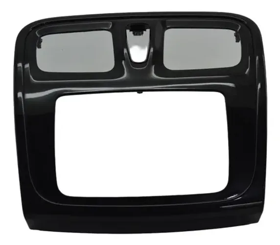 Moldura Radio Central Painel Sandero 2019 Logan Original Preto