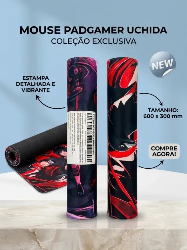 MousePad Gamer UCHIDA 600x300mm - Novo | Pronta entrega em São Luís