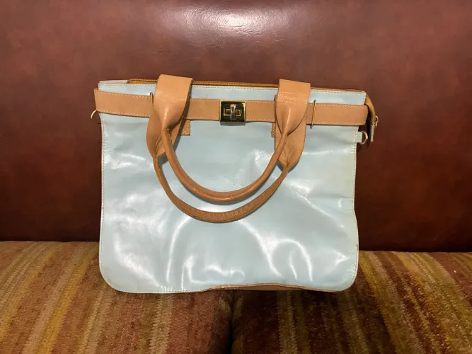Bolsa de couro legítimo