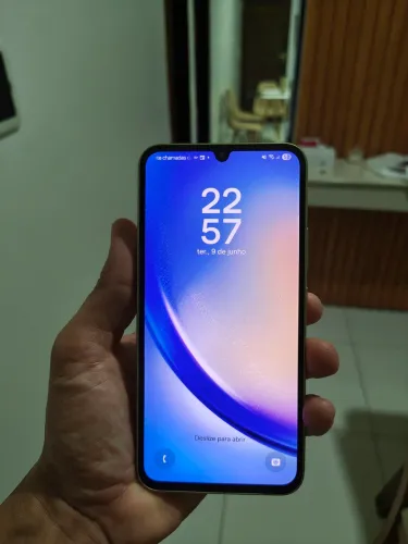 Vendo celular A34 256gb 8gb ram 5g semi-novo impecável 