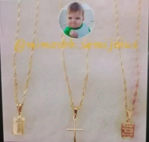 Cordão e pingente infantil