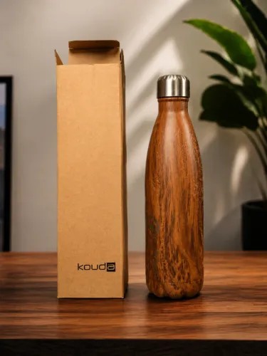 Garrafa Térmica Kouda 500ml Wood - Grey