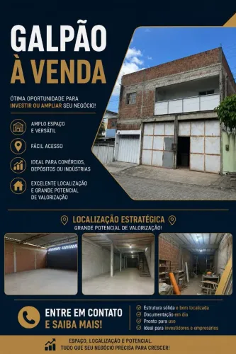 Galpão com apartamento