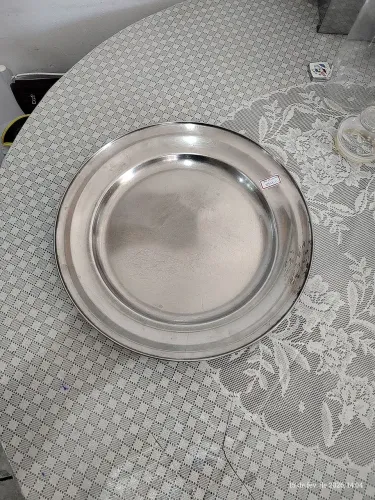 Bandeja redonda de inox fracalanza