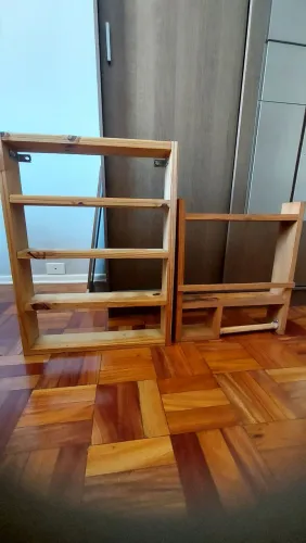 Kit 12 Porta Temperos Grandes em Madeira
