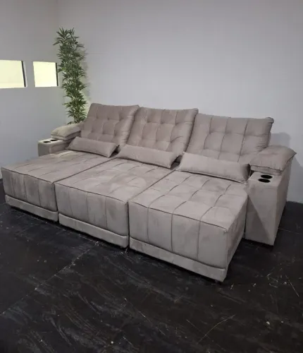 Sofá retrátil e reclinável Heitor