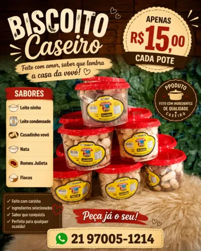 Biscoito caseiro