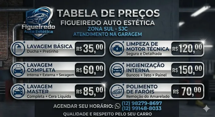 Lava rapido sjc zona sul