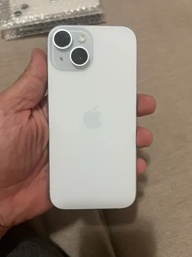 iPhone 15 azul/branco 128gb impecável