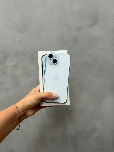 ? iPhone 15 Azul 128gb 85% 2chips com caixa 