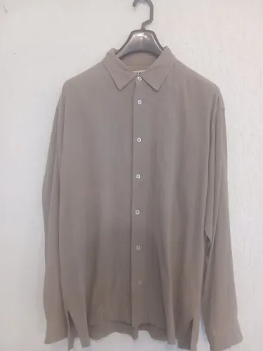 Camisa Issey Miake - Manga comprida - Tamanho GG - Cor Verde