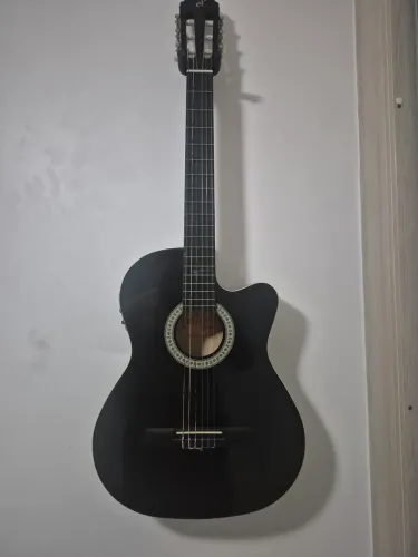 Violão giannini eletroacústico preto