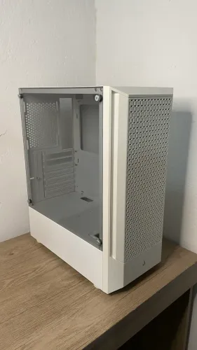 Gabinete Gamer Rise Mode Wave - Branco - 3 Fans ARGB - Vidro Temperado