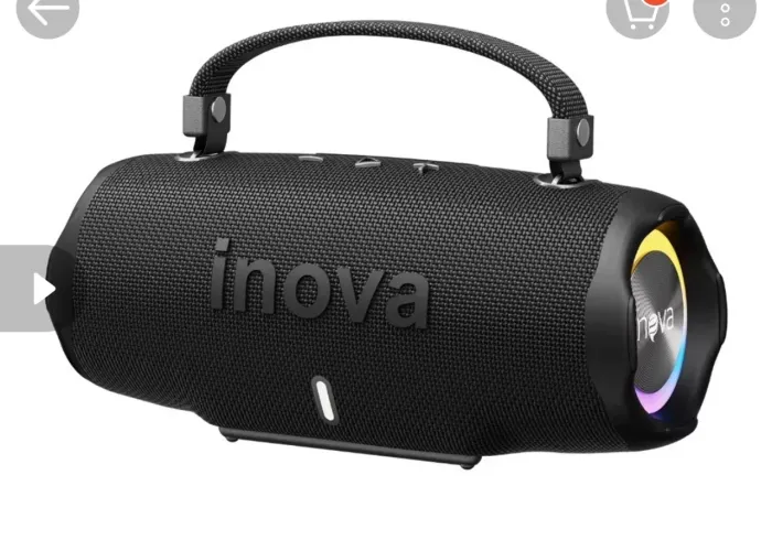 INOVA Caixa de Som Bluetooth Portátil - Bateria de 1200mAh - Potente 10W + Design Compacto
