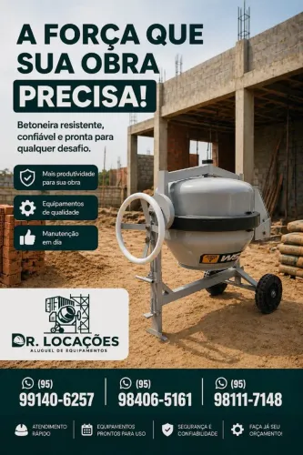 Betoneira 400 Litros