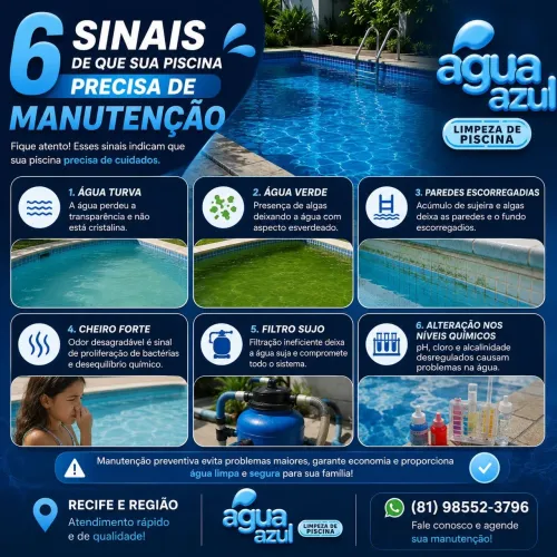 Manutenção de piscinas 
