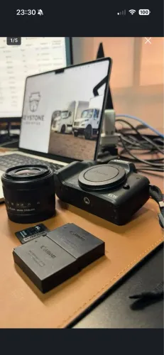 Canon m50 mark II + microfone