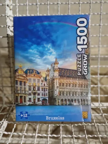 Quebra-cabeça grow Bruxelas 1500 peças Novo