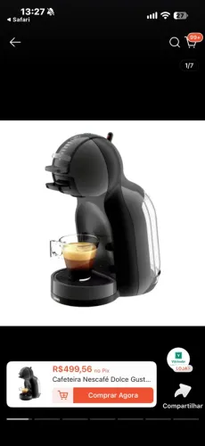 Cafeteira dolce gusto