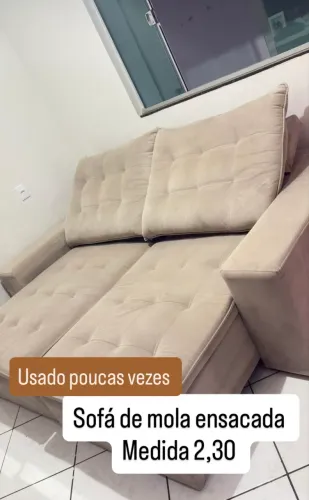 Sofá 2,30 metros (molas ensacadas)
