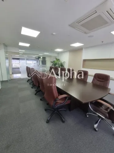 Locação de sala comercial de alto padrão em condomínio no bairro Green Valley Alphaville,