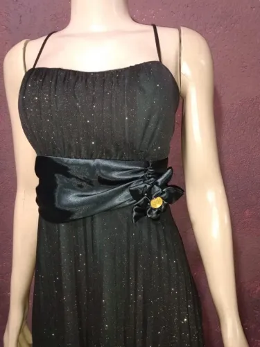 Vestido de festa curto verde