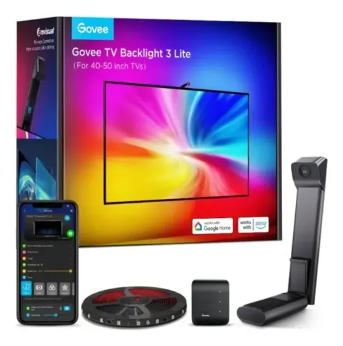 Fita LED RGB para TV 40-50? | Govee Lite 3 | Efeito Ambilight