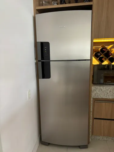 Geladeira Consul Duplex Inox Frost Free 220V - Perfeito Estado