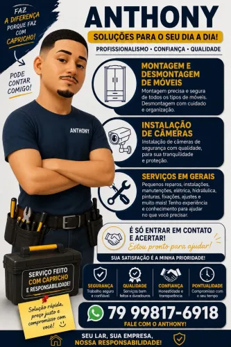 Montador, instalador de câmeras