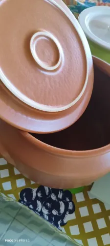 Panela em cerâmica para feijão, sopa ou caldo