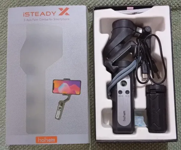 Hohem Gimbal Isteady Xe Estabilizador Para Celular 3 Eixos Cor Preto