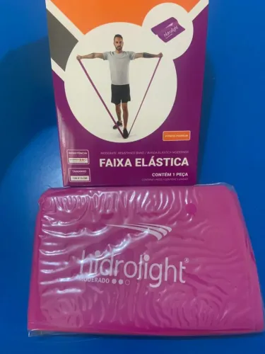faixa elastica para alongamento de pilates intensidade medio roxo