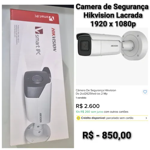 Câmera de Segurança Hikvision