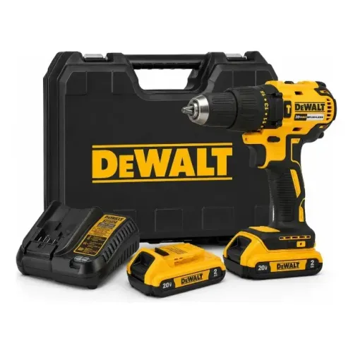 Parafusadeira de impacto com duas baterias de 20v-2.0Ah + leta ( Dewalt )