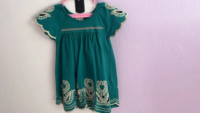 Vestido infantil Milon Verde tam. 1