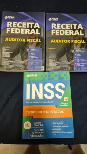 Combo Livros Receita Federal volumes 1 e 2 e INSS