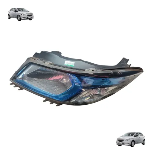Farol Esquerdo Fume Azul Onix Prisma 2013 A 2016 Esquerdo/motorista