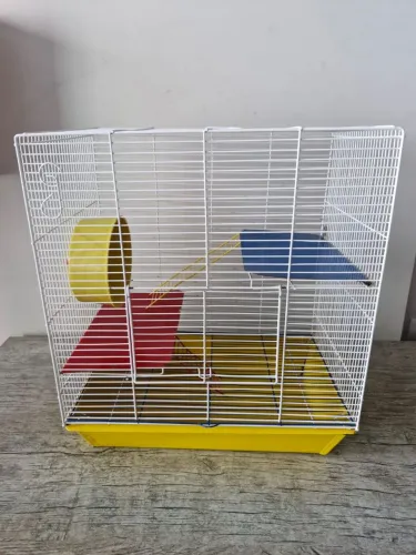 Gaiola 3 andares hamster Gerbil rato twister