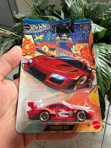 Porsche 935 Hot wheels silver séries Ano novo lunar