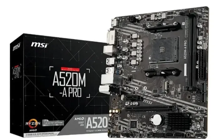 Placa mãe MSI A520M -A PRO