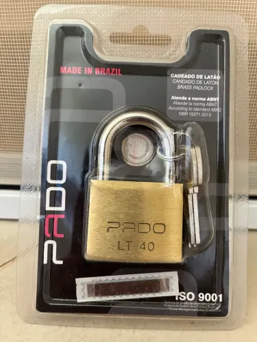 Cadeado de Latão Pado LT-40mm (Novo / Na Embalagem)