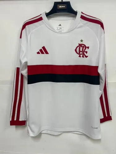 CAMISA FLAMENGO MANGA LONGA FRIO BRANCA 2026