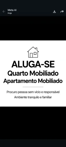 Quarto mobiliado