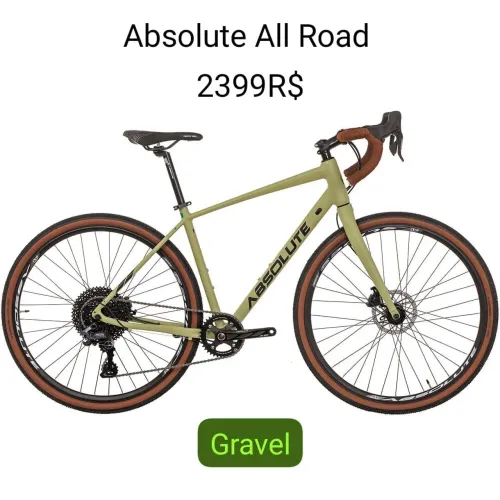 Bike Absolute All Road speed, gravel 2399R$