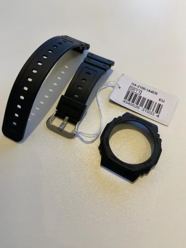 kit caixa e pulseira g-shock ga 2100