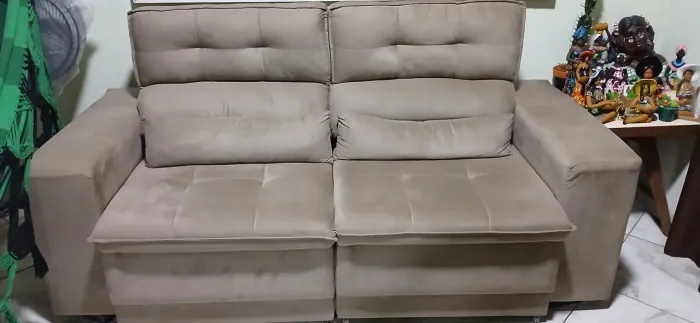 Sofá retrátil 2 lugares