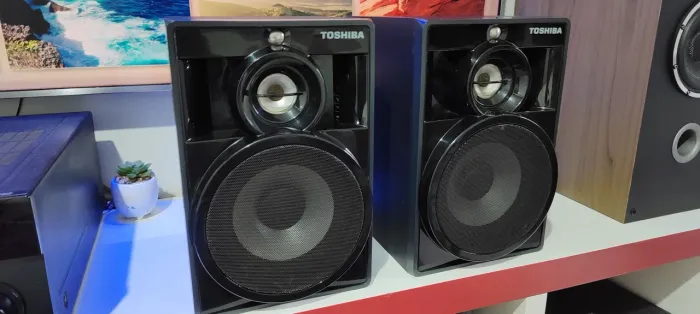 Caixas Acústica Bookshelf Toshiba 3 Vias