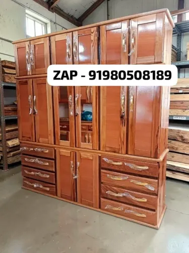 Guarda roupa casal madeira muiracatiara NOVO